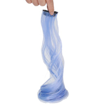 Load image into Gallery viewer, Colored Large Wave Long Curly Wig Ear Hanging Dye Hair Extensions Invisible High Temperature Silk Wig Patch