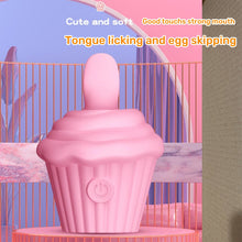 Load image into Gallery viewer, Ice Cream Multi Frequency Second Tidal Tongue Licking Egg Jumping Female Masturbator Magnetic Suction Charging Adult Sex Products