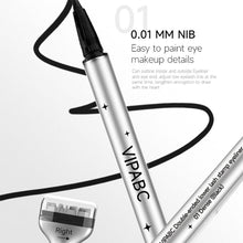 Load image into Gallery viewer, Simple Eyeliner Pen Waterproof and Non Dizzy Makeup Under Eyelash Seal Eyeliner Pen with Inkpad Eyeliner Liquid Pen Waterproof Eyeliner Pen