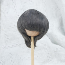 Load image into Gallery viewer, 1/3 BJD Dolls 22-23CM Head Circumference Short Hair High Temperature Fiber Soft Silk Doll Wig Multi-color Doll's Accessories
