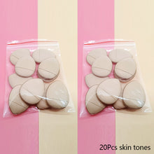Load image into Gallery viewer, 20/10Pcs Powder Puff Mini Finger Small Air Cushion Powder Drops Concealer Magic Tool Makeup Small Powder Puff