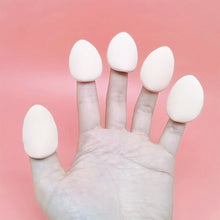 Load image into Gallery viewer, 20/10Pcs Powder Puff Mini Finger Small Air Cushion Powder Drops Concealer Magic Tool Makeup Small Powder Puff