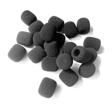 Load image into Gallery viewer, 10Pcs Black Mic Protector Replacement Headset Foam Covers Windscreen Windshield Sponge Covers Microphone Cover for Meeting Mic