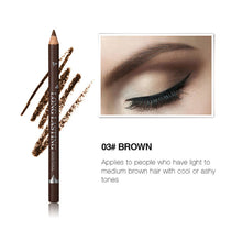 Load image into Gallery viewer, 12Pcs Waterproof Eyebrow Pencil Easy Color Natural Black Brown Eye Makeup Pen Cosmetic Beginner Practice Eyebrow Beauty Tools