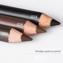 Load image into Gallery viewer, 12Pcs Waterproof Eyebrow Pencil Easy Color Natural Black Brown Eye Makeup Pen Cosmetic Beginner Practice Eyebrow Beauty Tools
