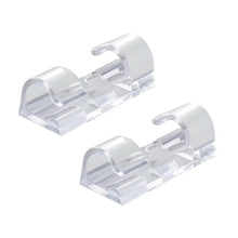 Load image into Gallery viewer, 20/5PCS USB Cable Organizer Clips Wire Winder Holder Earphone Mouse Cord Clip Protector Management Adhesive Hooks Desk Clamp