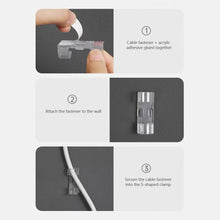 Load image into Gallery viewer, 20/5PCS USB Cable Organizer Clips Wire Winder Holder Earphone Mouse Cord Clip Protector Management Adhesive Hooks Desk Clamp
