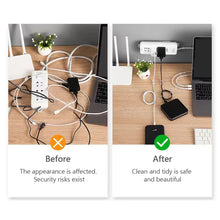 Load image into Gallery viewer, 20/5PCS USB Cable Organizer Clips Wire Winder Holder Earphone Mouse Cord Clip Protector Management Adhesive Hooks Desk Clamp
