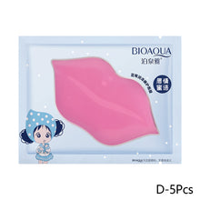 Load image into Gallery viewer, 5PCS Lemon Vitamin Essence Moisturizing Lip Mask Anti Crack Fade Lip Lines Lip Patch Soften Dead Skin Anti Chipping Gel Lip Mask