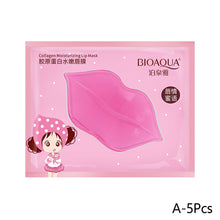 Load image into Gallery viewer, 5PCS Lemon Vitamin Essence Moisturizing Lip Mask Anti Crack Fade Lip Lines Lip Patch Soften Dead Skin Anti Chipping Gel Lip Mask