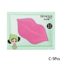 Load image into Gallery viewer, 5PCS Lemon Vitamin Essence Moisturizing Lip Mask Anti Crack Fade Lip Lines Lip Patch Soften Dead Skin Anti Chipping Gel Lip Mask