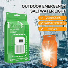 Load image into Gallery viewer, Portable Outdoor Emergency Saltwater Light No-Charge Adding Water To Light Camping Hiking Night Fishing SOS Lighting Equipment