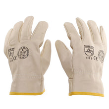 Load image into Gallery viewer, 1Pair Cowhide Electric Welding Protective Gloves Wear-Resistant Anti-Scald Industrial Protective Gloves