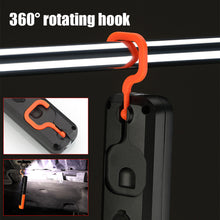 Load image into Gallery viewer, Portable LED Work Light With Magnet And Hook USB Rechargeable Flashlight For Car Repair Outdoor Camping