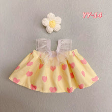 Load image into Gallery viewer, 20CM Cotton Doll Rompers Cartoon Plush Doll Replacement Outfit Playing House Accessories Mini Clothes