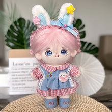 Load image into Gallery viewer, 20CM Cotton Doll Rompers Cartoon Plush Doll Replacement Outfit Playing House Accessories Mini Clothes