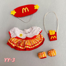 Load image into Gallery viewer, 20CM Cotton Doll Rompers Cartoon Plush Doll Replacement Outfit Playing House Accessories Mini Clothes