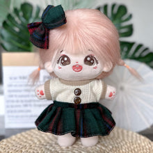 Load image into Gallery viewer, 20CM Cotton Doll Rompers Cartoon Plush Doll Replacement Outfit Playing House Accessories Mini Clothes