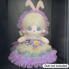 Load image into Gallery viewer, 20CM Cotton Doll Rompers Cartoon Plush Doll Replacement Outfit Lolita Dress Playing House Accessories Mini Clothes