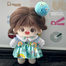 Load image into Gallery viewer, 20CM Cotton Doll Rompers Cartoon Plush Doll Replacement Outfit Lolita Dress Playing House Accessories Mini Clothes
