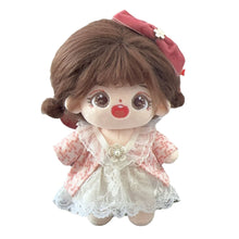 Load image into Gallery viewer, 20CM Cotton Doll Rompers Cartoon Plush Doll Replacement Outfit Lolita Dress Playing House Accessories Mini Clothes