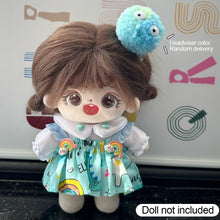 Load image into Gallery viewer, 20CM Cotton Doll Rompers Cartoon Plush Doll Replacement Outfit Lolita Dress Playing House Accessories Mini Clothes