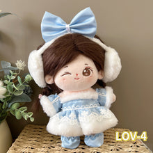 Load image into Gallery viewer, 20CM Cotton Doll Rompers Cartoon Plush Doll Replacement Outfit Dress Playing House Accessories Mini Clothes
