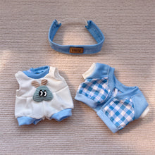 Load image into Gallery viewer, 20CM Cotton Doll Rompers Cartoon Plush Doll Replacement Outfit Dress Playing House Accessories Mini Clothes