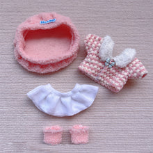 Load image into Gallery viewer, 20CM Cotton Doll Rompers Cartoon Plush Doll Replacement Outfit Dress Playing House Accessories Mini Clothes