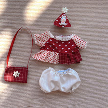 Load image into Gallery viewer, 20CM Cotton Doll Rompers Cartoon Plush Doll Replacement Outfit Dress Playing House Accessories Mini Clothes