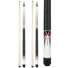 Load image into Gallery viewer, 1PC 147CM Weighted 1/2 Split Cue 13MM Big Head Chinese Black Eight Snooker Maple Birch Cue Stick Billiard Supplies