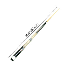 Load image into Gallery viewer, 1PC 145CM 13MM Big Head Fancy Nine Billiard Cue 1/2 Split Birch Cue Stick Billiards Accessories