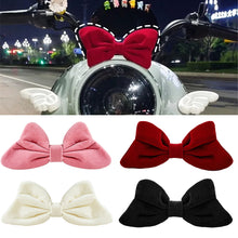 Load image into Gallery viewer, Cute Motorcycle Helmet Bow Decoration Electric Bike Helmet Bows Accessories Bowknot For Car Body Decoration Girl Women