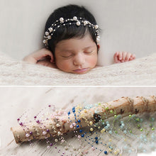Load image into Gallery viewer, Newborn Photography Props Toddler Girls Pearl Headband Baby Photoshoots Posing Photo Tieback Princess Hair Accessories