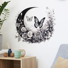 Load image into Gallery viewer, Personality Creative Moon Wreath Butterfly Bedroom Living Room Home Decoration Wall Stickers Wholesale Room Decoration