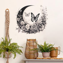 Load image into Gallery viewer, Personality Creative Moon Wreath Butterfly Bedroom Living Room Home Decoration Wall Stickers Wholesale Room Decoration
