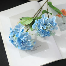 Load image into Gallery viewer, Artificial Flowers Hydrangea Bouquet Wedding Decoration Fake Flower Craft Home Room Vase Decor Accessories Center Table Ornament