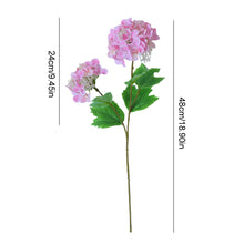 Load image into Gallery viewer, Artificial Flowers Hydrangea Bouquet Wedding Decoration Fake Flower Craft Home Room Vase Decor Accessories Center Table Ornament