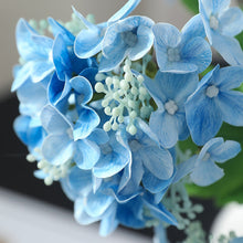 Load image into Gallery viewer, Artificial Flowers Hydrangea Bouquet Wedding Decoration Fake Flower Craft Home Room Vase Decor Accessories Center Table Ornament
