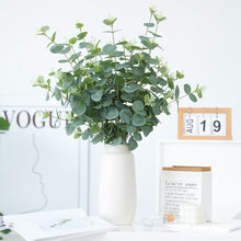 Load image into Gallery viewer, Artificial Plants Eucalyptus Leaves Green Leaf Branches Flowers Wreath DIY Bouquet Wedding Home Decoration