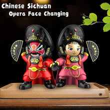 Load image into Gallery viewer, Sichuan Opera Face Changing Dolls China Chinese Style Fortune Faces Change Makeup Crafts Ornament Children's Toy New Year Gifts