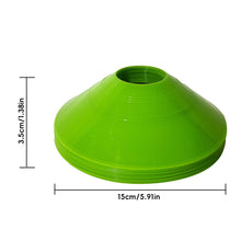 Load image into Gallery viewer, 10Pcs/ Set Kids Football Training Equipment for Pro Disc Cones Agility Exercise Obstacles Avoiding Sport Training Accessories