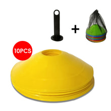 Load image into Gallery viewer, 10Pcs/ Set Kids Football Training Equipment for Pro Disc Cones Agility Exercise Obstacles Avoiding Sport Training Accessories