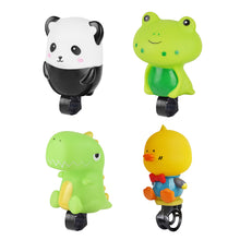 Load image into Gallery viewer, Cartoon Dinosaurs Bike Handlebar Decor Air Horn Children Balance Bike Scooter Bell Super Loud Bicycle Bell Bicycle Accessories