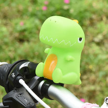 Load image into Gallery viewer, Cartoon Dinosaurs Bike Handlebar Decor Air Horn Children Balance Bike Scooter Bell Super Loud Bicycle Bell Bicycle Accessories