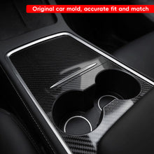 Load image into Gallery viewer, Car Interior Central Control Panel Cover Trim Protection Retrofit Film Decoration Console Sticker For Tesla Model 3 Y Accessories