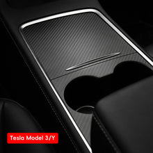 Load image into Gallery viewer, Car Interior Central Control Panel Cover Trim Protection Retrofit Film Decoration Console Sticker For Tesla Model 3 Y Accessories