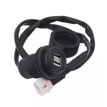 Load image into Gallery viewer, DV 12V Motorcycle Double USB Charger Adapter Socket Converter For Yamaha MT-07 MT-09 SP Tracer FZ-09 FZ-07 Tracer XSR 700 900