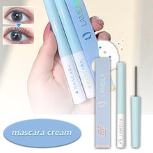Load image into Gallery viewer, Fine Brush Head Eye Black Waterproof Sweat Proof Non Smudging Stretching Curling Non Fading Mascara Priming and Styling Liquid