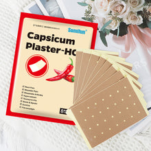 Load image into Gallery viewer, 8pcs/bag Neck Pian Relief Shoulder Pain Hyperostosis Capsicum Plaster-hot Strain Sprain Scciatica Relief Pain Relief Plaster Health Care